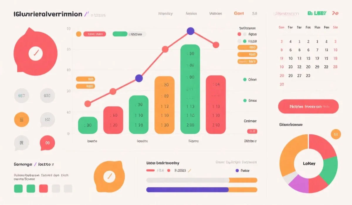数据图表与开奖日历示意图